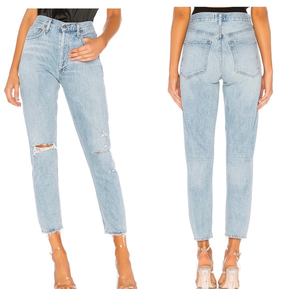 Agolde Denim - AGOLDE Jamie High Rise Classic in Shakedown